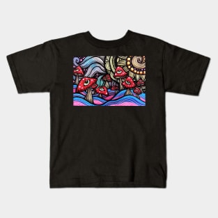 Magic Shrooms Festival Kids T-Shirt